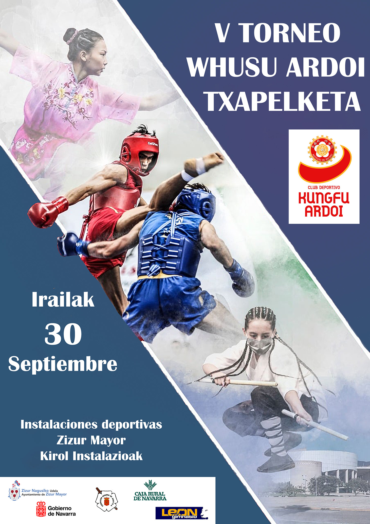 V Torneo de Wushu Ardoi. Zizur 30-09-23